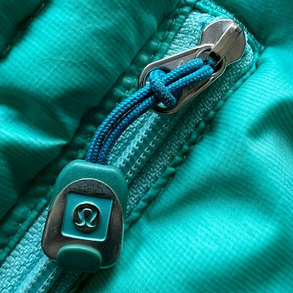 Lululemon Down Puffer Jacket Womens Size 10 Green - Picture 8 of 16